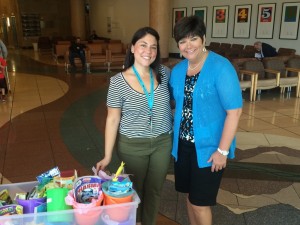 Thank you, Diana at Univ of New Mexico Children's Hospital for allowing us to deliver buckets.