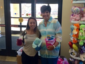Deanna and Carmen.  Buckets delivered to Sunrise Children's Hospital in Las Vegas, NV.  