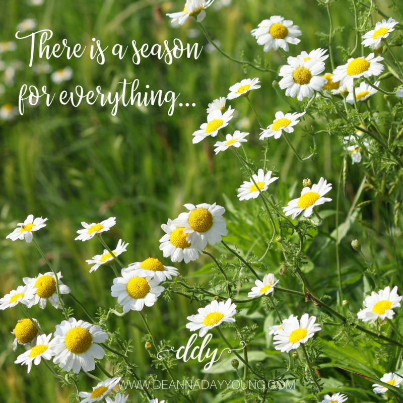 There is a Season…