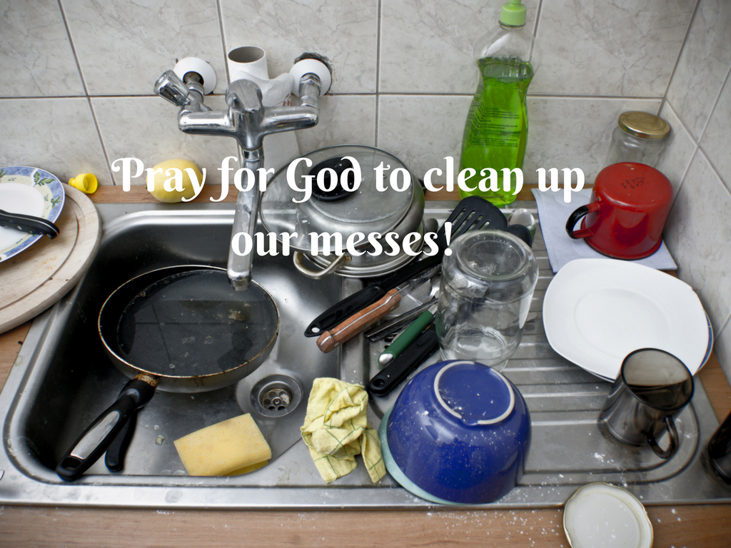 God Is In The Clean-Up Business.